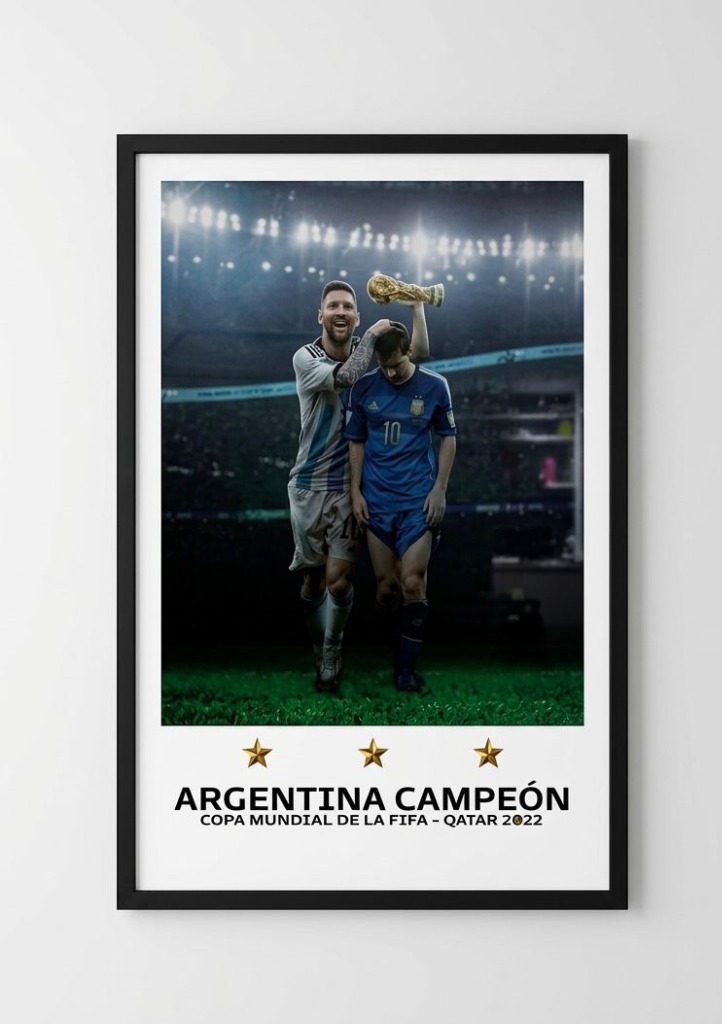 Cuadro Messi Camino al Triunfo